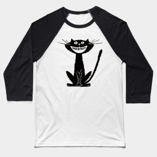 Halloween Cat Baseball T-Shirt